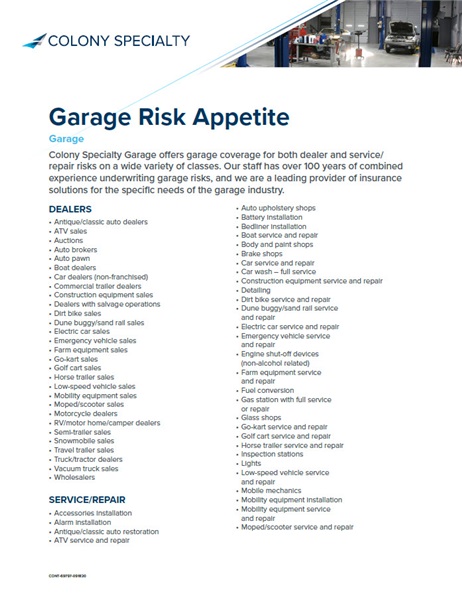 Garage Marketing Flyers
