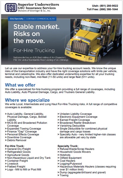 Transportation Marketing Flyers